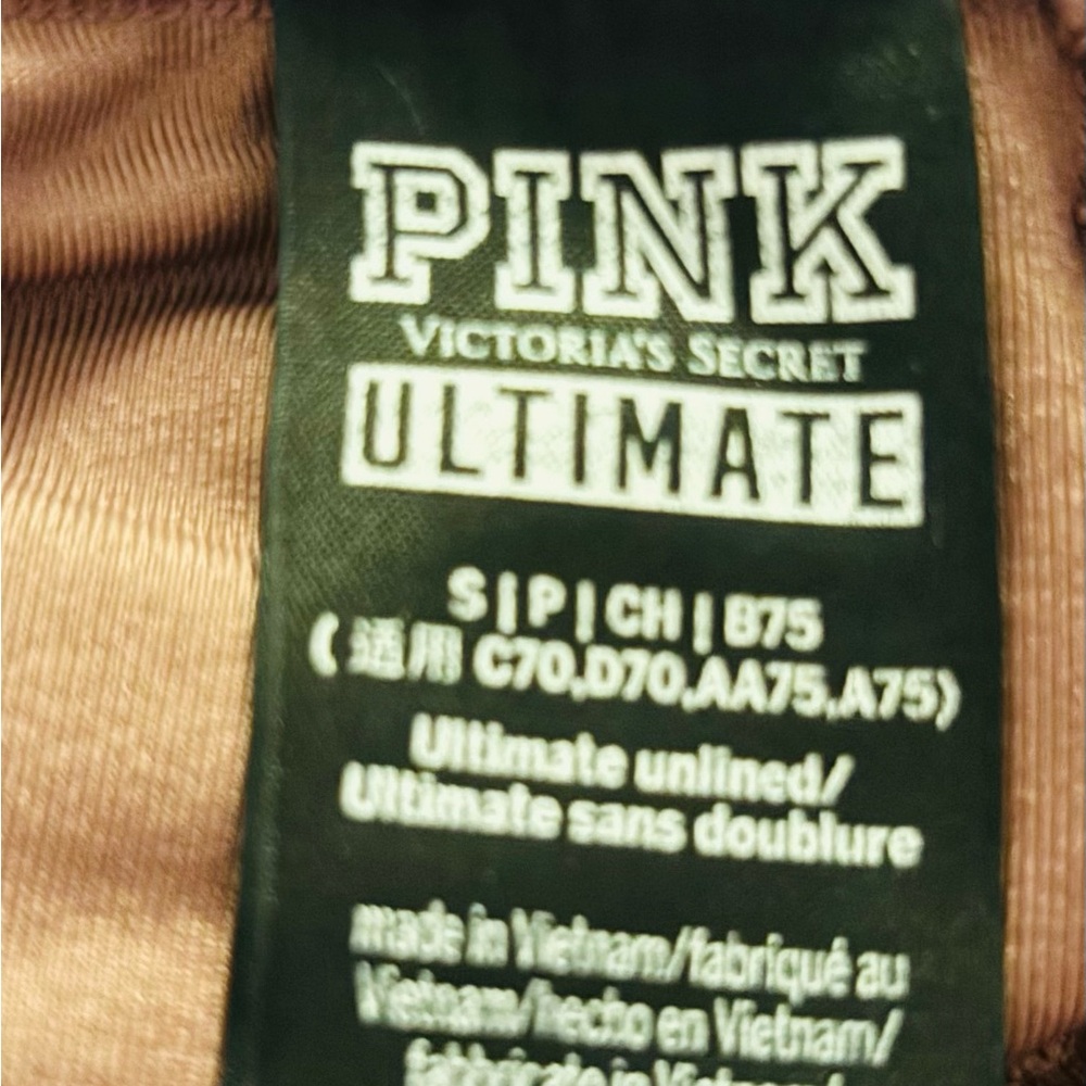Pink Victoria Secrets Ultimate Mesh Razorback Sports Bra NWOT Small - Picture 2 of 8